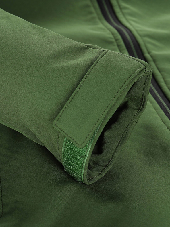 ALPINE PRO Jachetă softshell verde pentru femei cu membrană Alpine Pro Hoora
