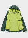 ALPINE PRO Jachetă softshell verde pentru copii cu membrană Alpine Pro Ezoro