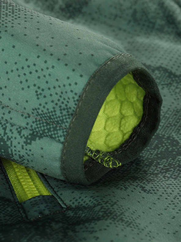 ALPINE PRO Jachetă softshell verde pentru copii cu membrană Alpine Pro Ezoro