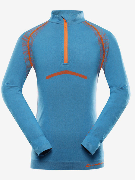 ALPINE PRO Lenjerie de corp funcțională pentru băieți albastră - tricou Alpine Pro Seamo