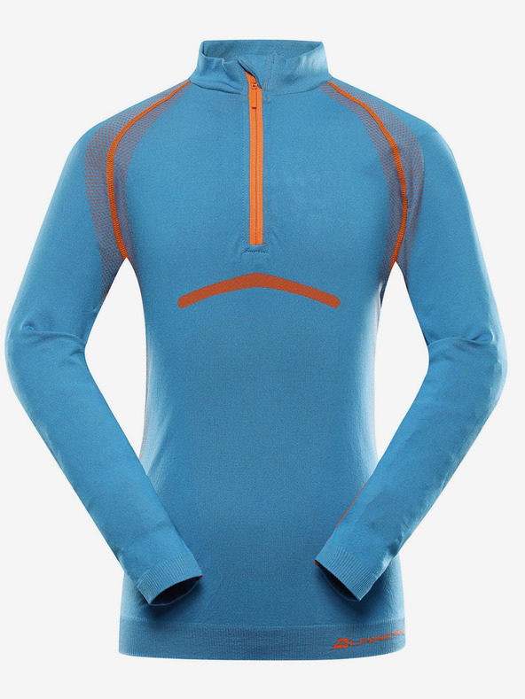 ALPINE PRO Lenjerie de corp funcțională pentru băieți albastră - tricou Alpine Pro Seamo