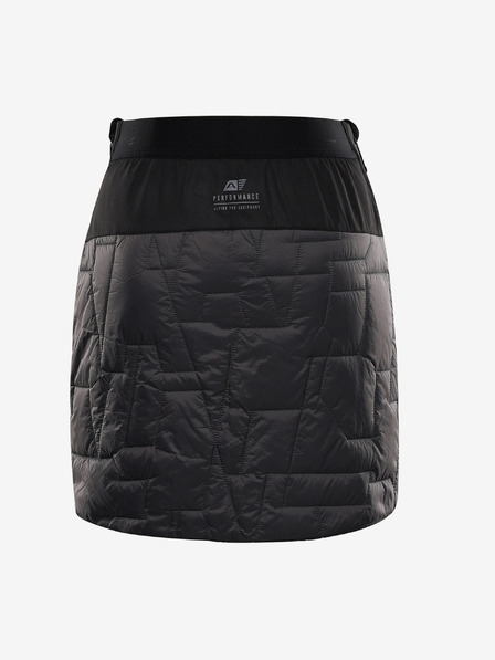 ALPINE PRO Fustă de damă verde închis cu membrană Alpine Pro Lolla