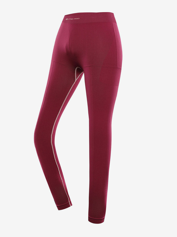 ALPINE PRO Lenjerie de corp funcțională pentru femei - roz închis - Alpine Pro Lessa Pants