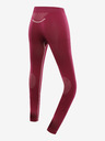 ALPINE PRO Lenjerie de corp funcțională pentru femei - roz închis - Alpine Pro Lessa Pants