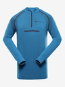 ALPINE PRO Lenjerie de corp funcțională pentru bărbați albastră - Tricou Alpine Pro Seam