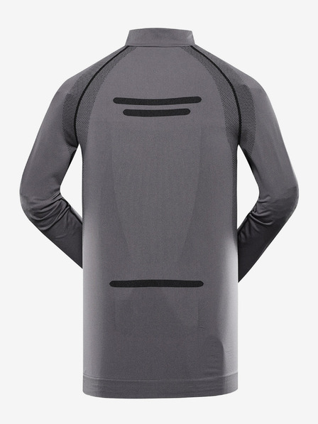 ALPINE PRO Lenjerie de corp funcțională pentru bărbați gri - Tricou Alpine Pro Seam