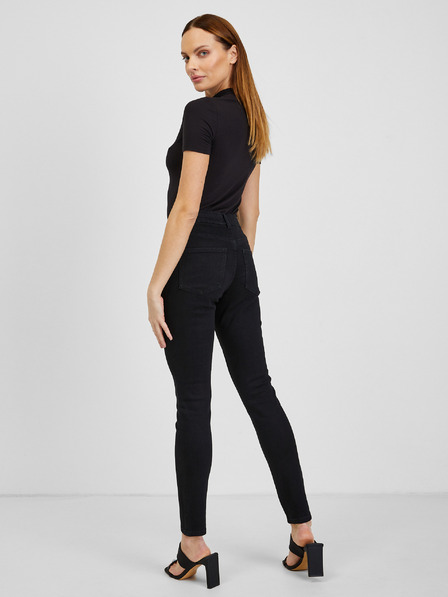 Orsay Blugi skinny fit negri pentru femei ORSAY