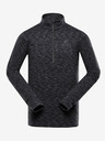 ALPINE PRO Pulover bărbătesc cu uscare rapidă ALPINE PRO QAD negru