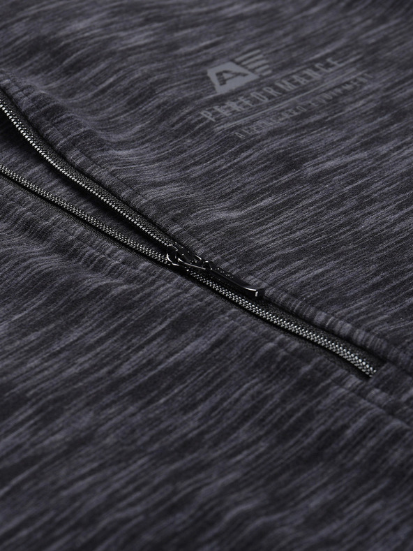 ALPINE PRO Pulover bărbătesc cu uscare rapidă ALPINE PRO QAD negru