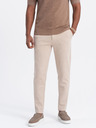 Ombre Clothing Pantaloni carrot bej pentru bărbați Ombre Clothing