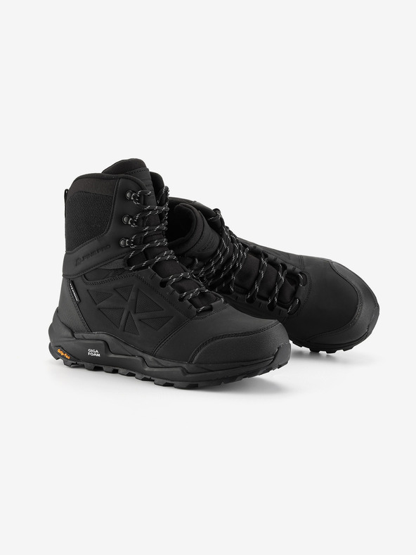 ALPINE PRO Cizme de iarnă pentru bărbați cu giga boom și membrană ptx ALPINE PRO NERBE negru