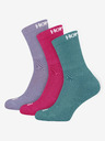 Horsefeathers Șosete Delete Wmns 3Pack - Multicolor II mărimea 5 - 7 HORSEFEATHERS