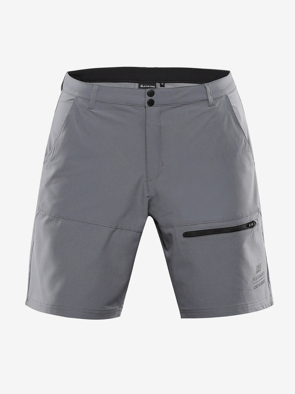 ALPINE PRO Pantaloni scurți softshell pentru bărbați ALPINE PRO BAK smoked pearl