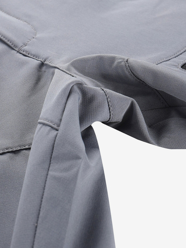 ALPINE PRO Pantaloni scurți softshell pentru bărbați ALPINE PRO BAK smoked pearl