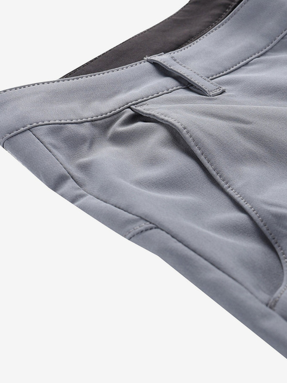 ALPINE PRO Pantaloni scurți softshell pentru bărbați ALPINE PRO BAK smoked pearl