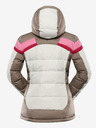 ALPINE PRO Jachetă de schi din puf pentru femei cu membrană ptx ALPINE PRO FERERA creme