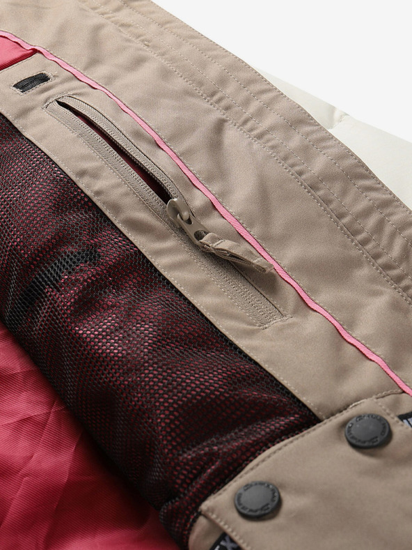 ALPINE PRO Jachetă de schi din puf pentru femei cu membrană ptx ALPINE PRO FERERA creme