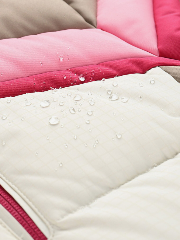 ALPINE PRO Jachetă de schi din puf pentru femei cu membrană ptx ALPINE PRO FERERA creme