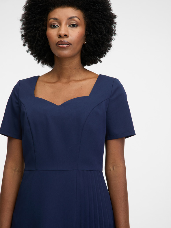 Orsay Rochie albastră de damă până la genunchi ORSAY