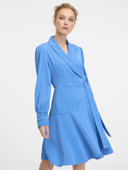 Orsay Rochie albastră de damă până la genunchi ORSAY
