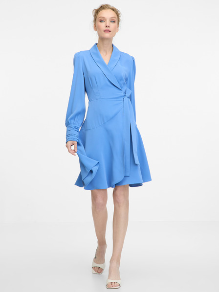 Orsay Rochie albastră de damă până la genunchi ORSAY