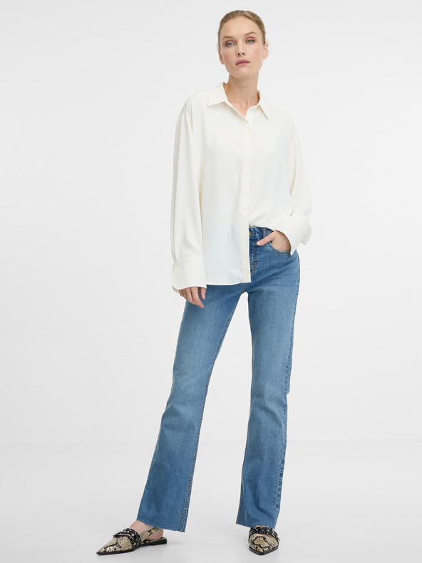 Orsay Cămașă bărbați albastră ORSAY