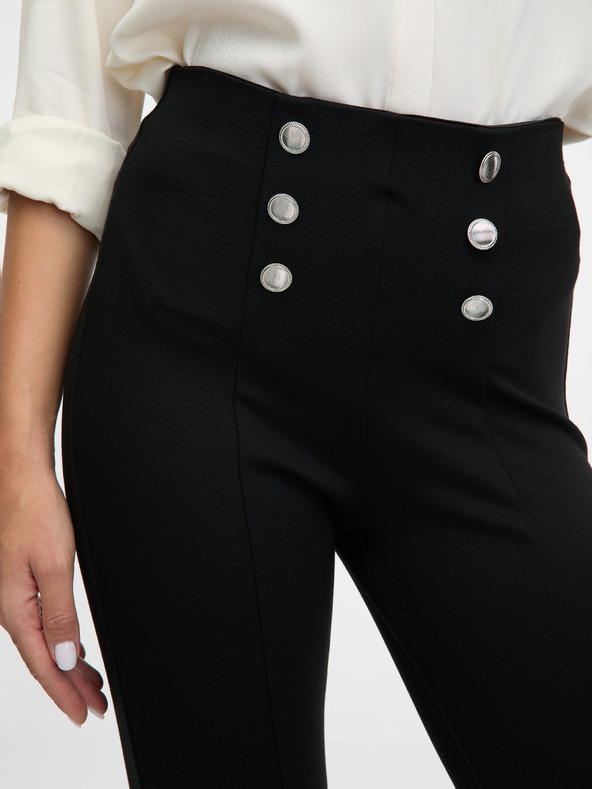 Orsay Pantaloni negri de damă ORSAY