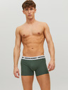 Jack & Jones Set de trei boxeri pentru bărbați în albastru, verde și roșu Jack & Jones Rikki