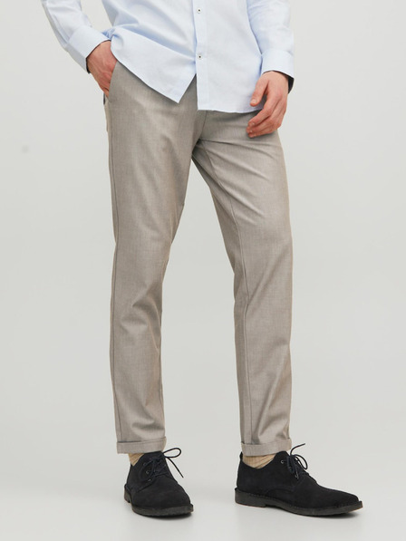 Jack & Jones Pantaloni Chino pentru bărbați Jack & Jones Marco Beige