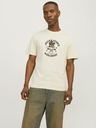 Jack & Jones Tricou pentru bărbați Jack & Jones Seven Cream