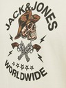 Jack & Jones Tricou pentru bărbați Jack & Jones Seven Cream