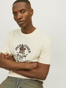 Jack & Jones Tricou pentru bărbați Jack & Jones Seven Cream