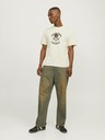 Jack & Jones Tricou pentru bărbați Jack & Jones Seven Cream