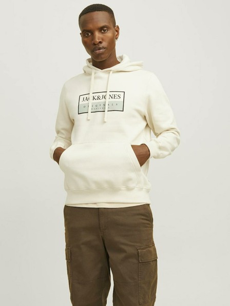 Jack & Jones Hanorac cremă Jack & Jones Frederik pentru bărbați
