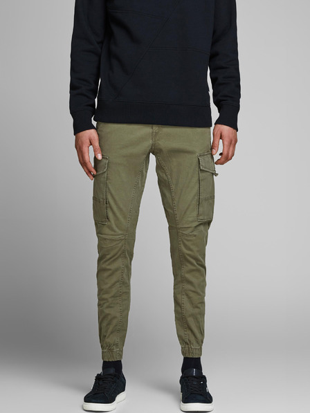Jack & Jones Pantaloni verzi Jack & Jones Paul pentru bărbați