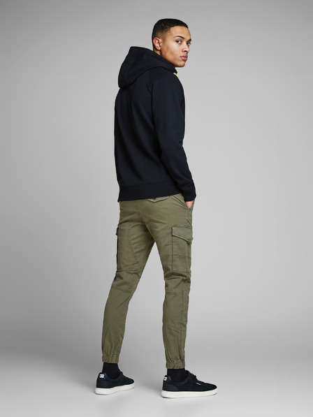 Jack & Jones Pantaloni verzi Jack & Jones Paul pentru bărbați