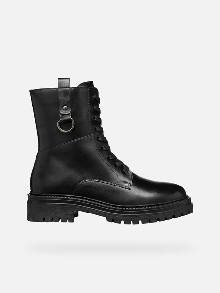 Geox Cizme de gleznă negre pentru femei Geox Iridea