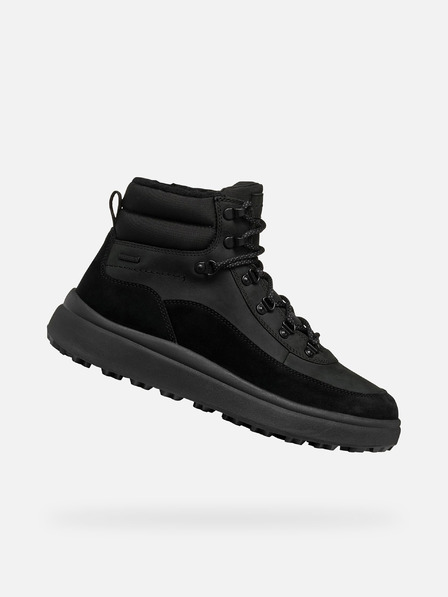 Geox Botine negre pentru bărbați Geox Granito + Grip B A