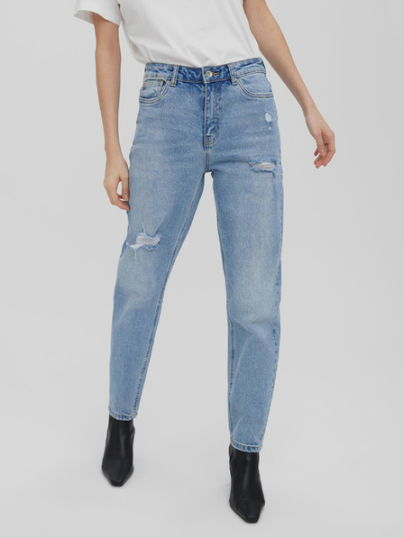 Vero Moda Blugi blue straight fit VERO MODA