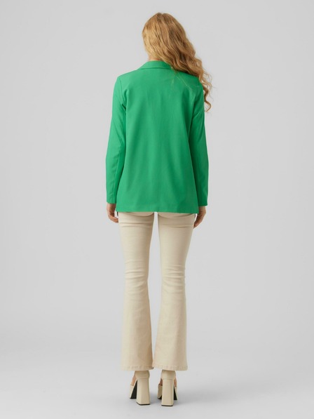 Vero Moda Jachetă supradimensionată verde pentru femei VERO MODA Zelda