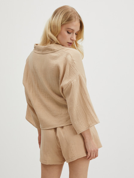 Vero Moda Cămașă pentru femei VERO MODA Natali bej