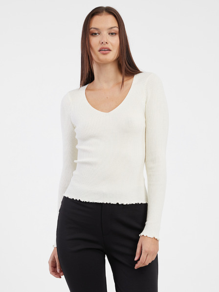 Vero Moda Pulover pentru femei VERO MODA Evie crem