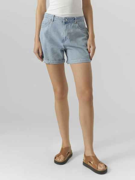 Vero Moda Pantaloni scurți din denim pentru femei, albastru deschis VERO MODA Zuri
