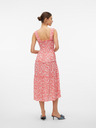 Vero Moda Rochie midi roșie și albă Vero Moda Menny