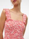 Vero Moda Rochie midi roșie și albă Vero Moda Menny