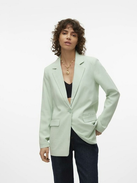 Vero Moda Blazer de damă verde deschis Vero Moda Carmen