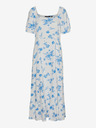 Vero Moda Rochie maxi cu flori albe și albastre din in pentru femei Vero Moda Mymilo
