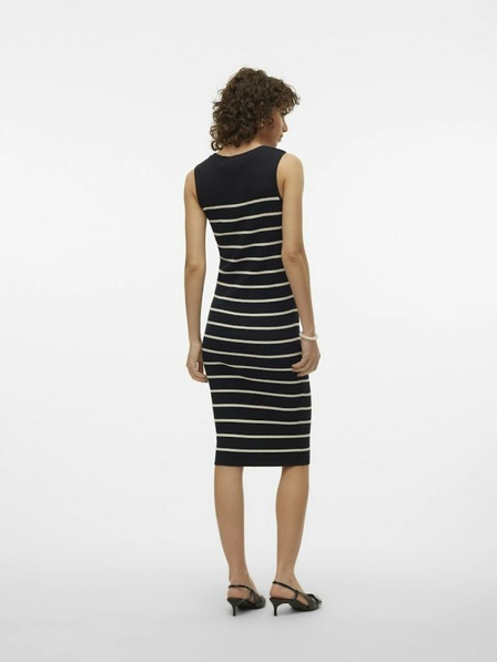 Vero Moda Rochie neagră cu dungi pentru femei Vero Moda Gizelle