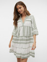 Vero Moda Rochie cu motive albe și verzi pentru femei Vero Moda Dicthe