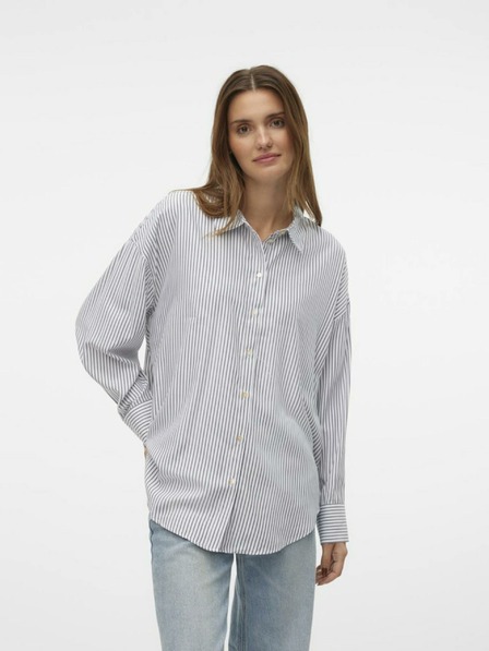 Vero Moda Cămașă cu dungi albe și negre pentru femei Vero Moda Nora
